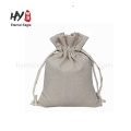 on sale bulk super-value silk-screen logo linen drawstring gift bag